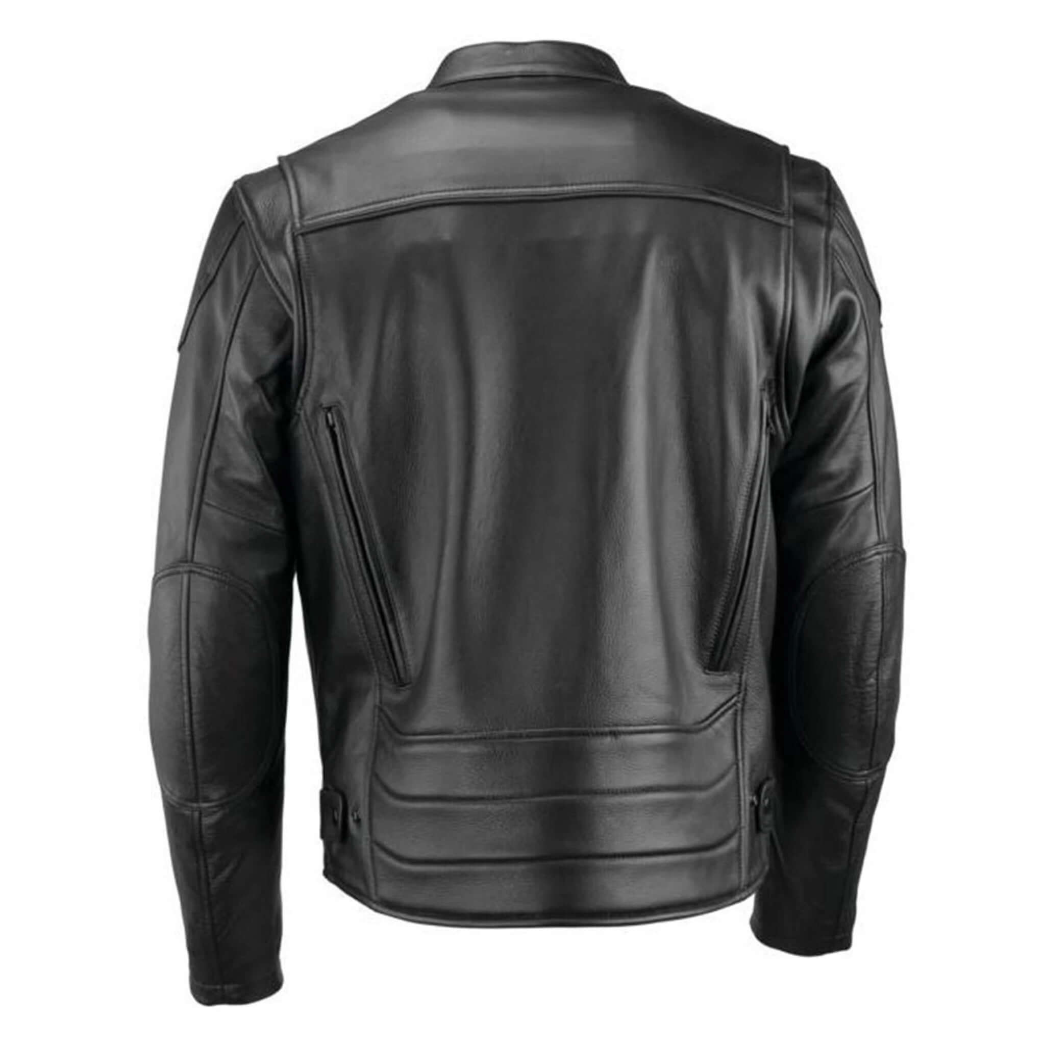 Men Premium Leather Motorcycle Jacket Durable & Stylish