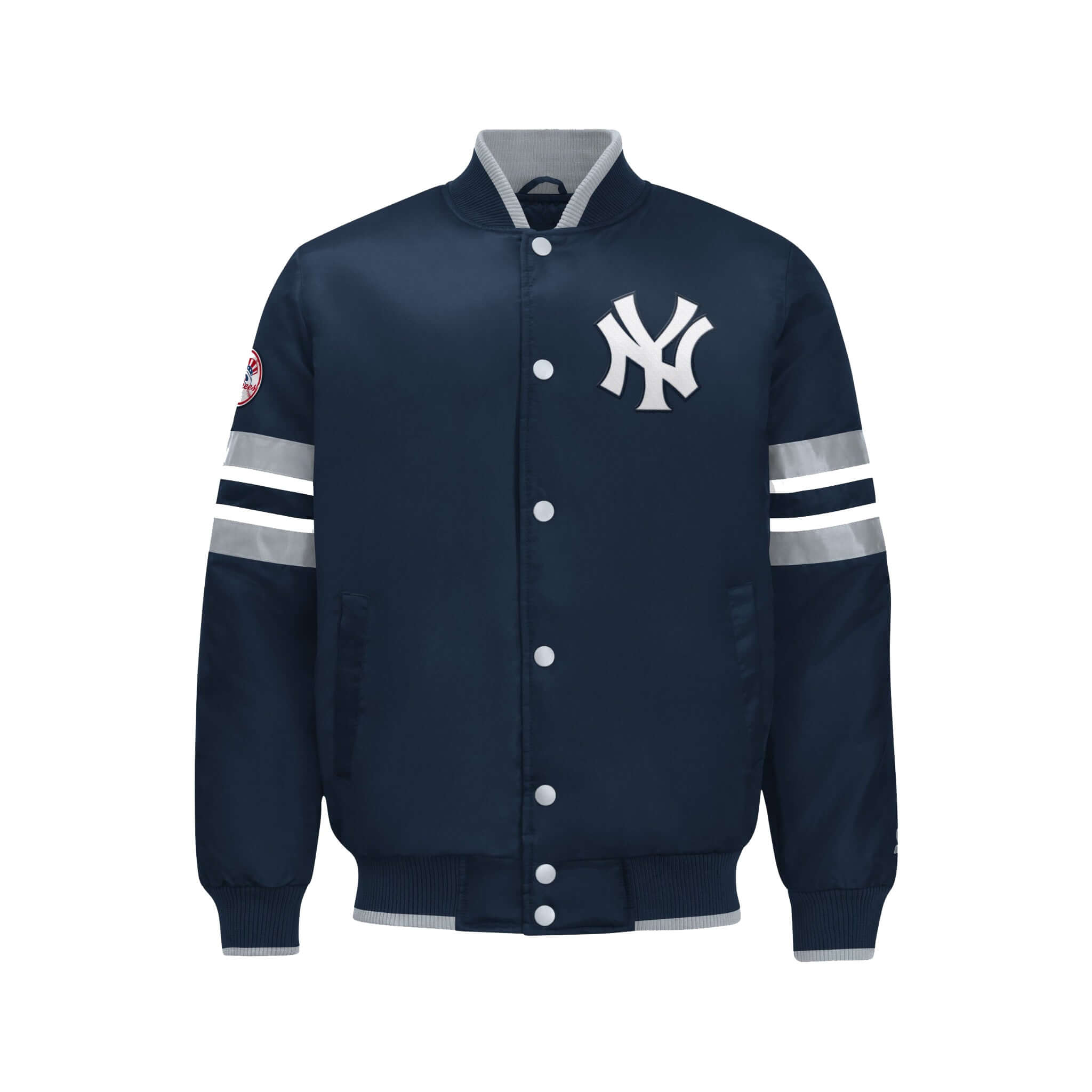 New York Yankees Varsity Jacket for Men Satin Baseball Style