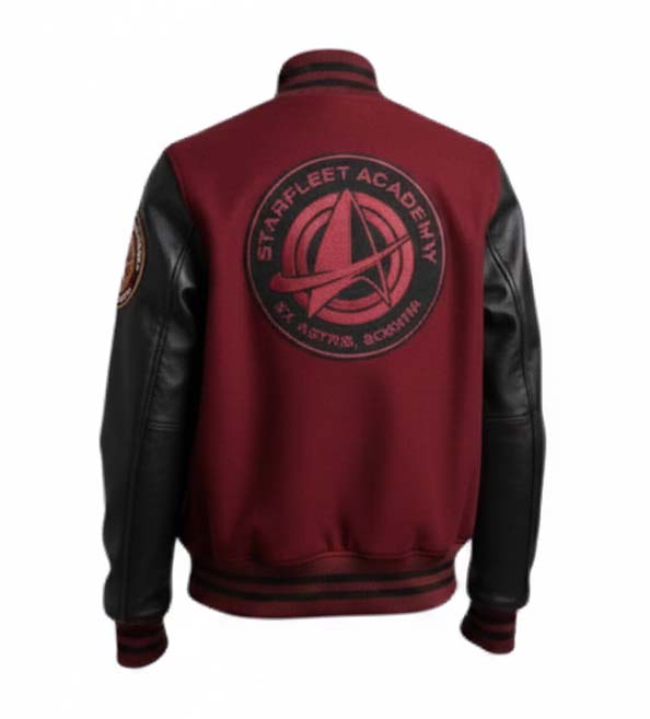 Star Trek Starfleet Academy Wool & Leather Varsity Jacket
