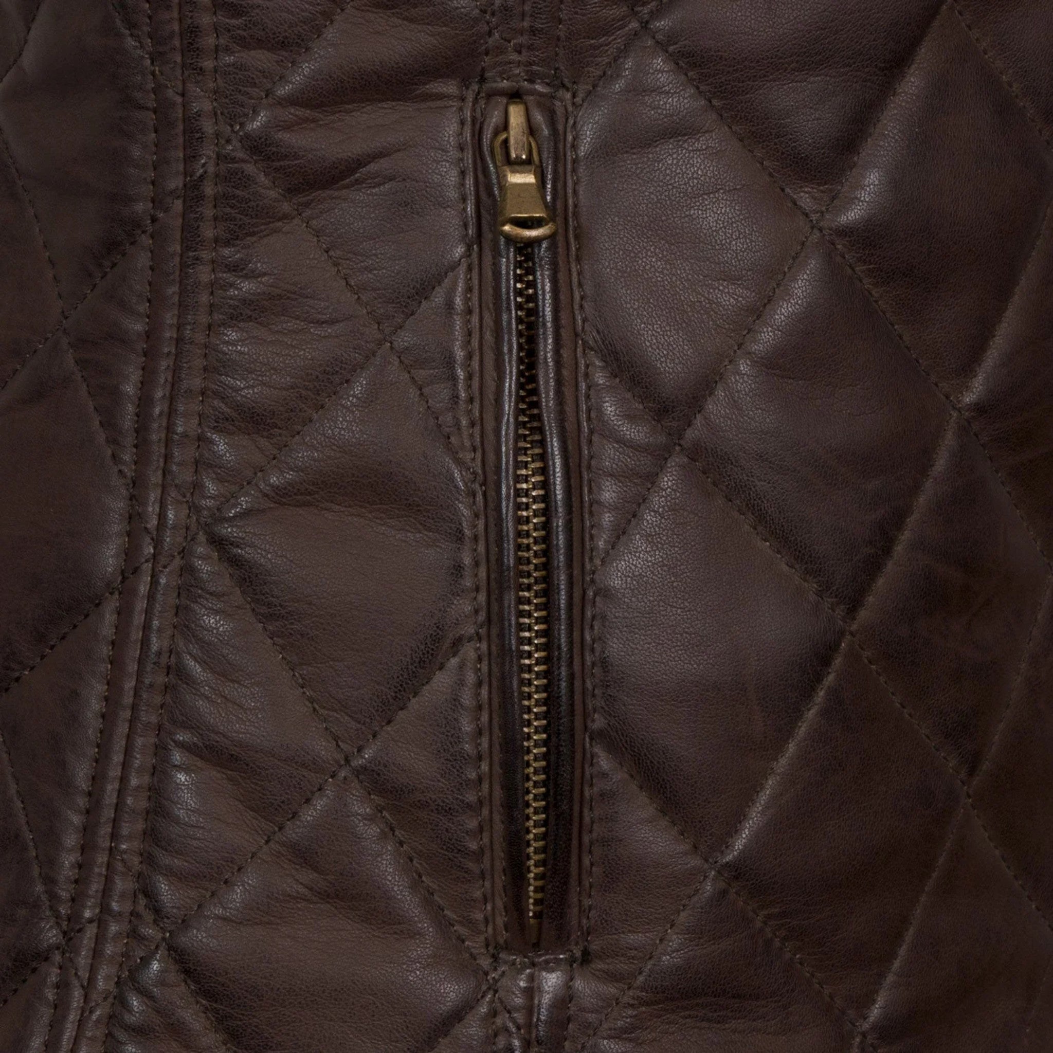 Women Quilted Leather Vest Stylish Warm & Versatile