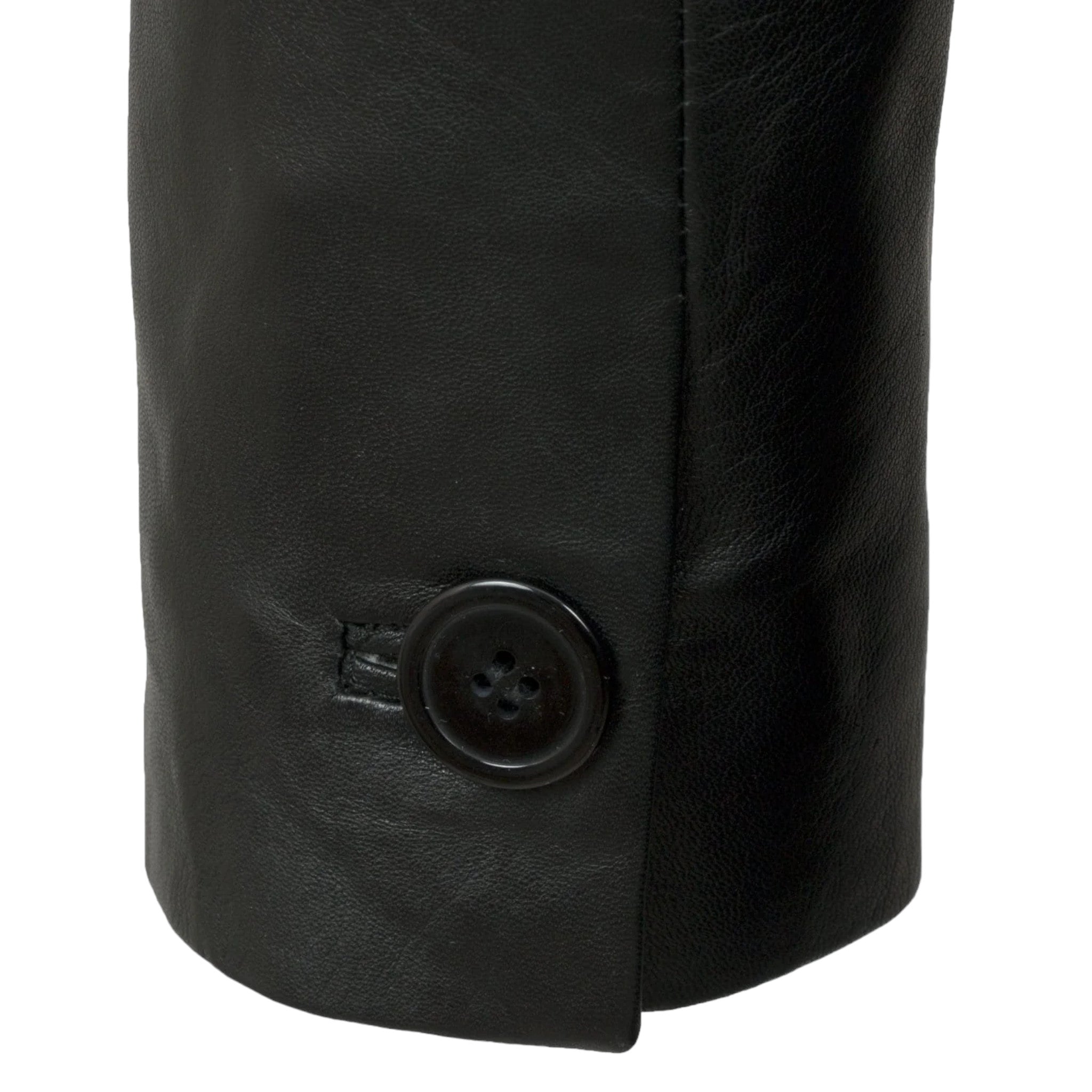 Women Black Leather Blazer Sleek & Stylish Outerwear